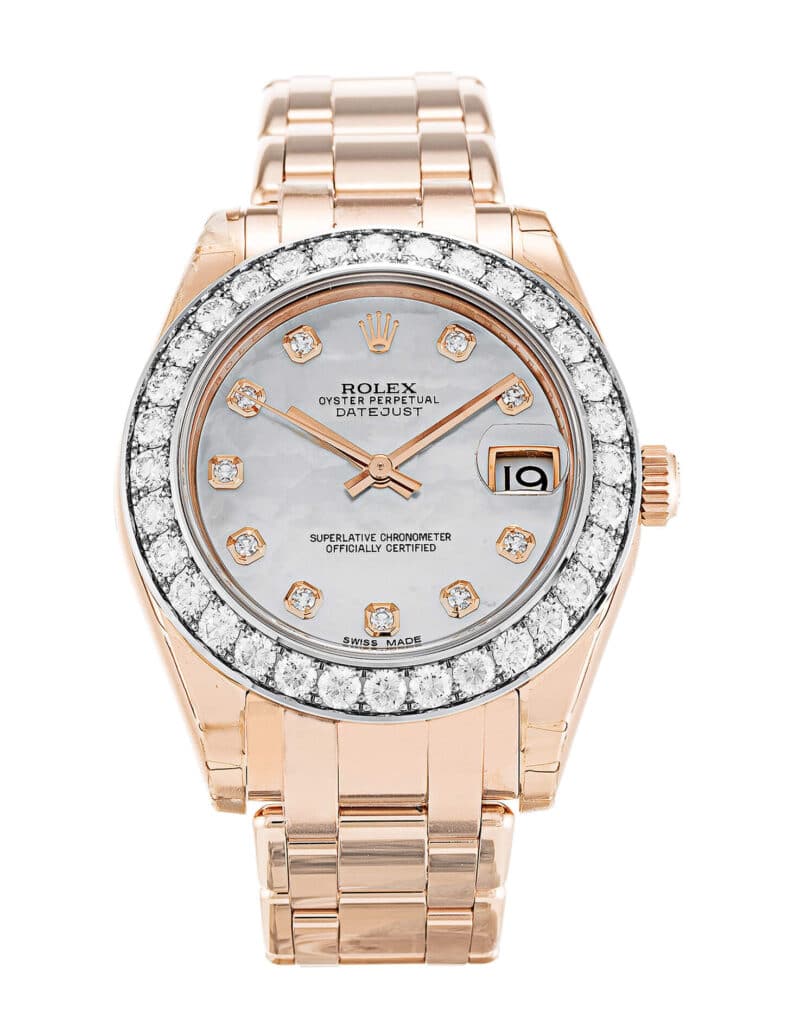 Fake Rolex Pearlmaster 81285 White Dial